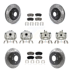 Transit Auto KCD-100347S Disc Brake Kit for 2016-2019 Kia Optima - Front and Rear product image