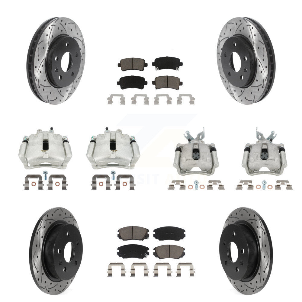 Transit Auto KCD-100348C Disc Brake Kit for 2013 Chevrolet Malibu - Front and Rear product image