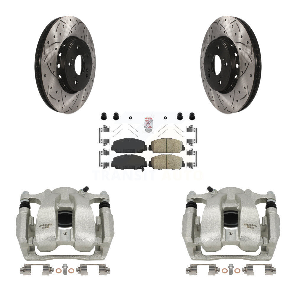 Transit Auto KCD-100348N Disc Brake Kit for 2016-2018 Acura RDX - Front product image