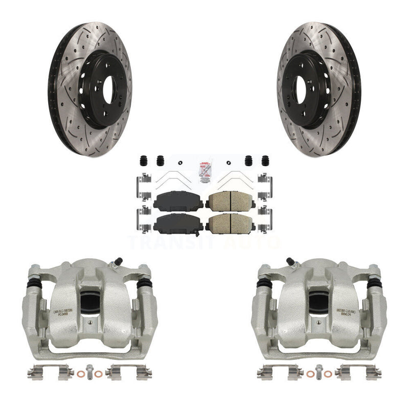 Transit Auto KCD-100348N Disc Brake Kit for 2016-2018 Acura RDX - Front product image