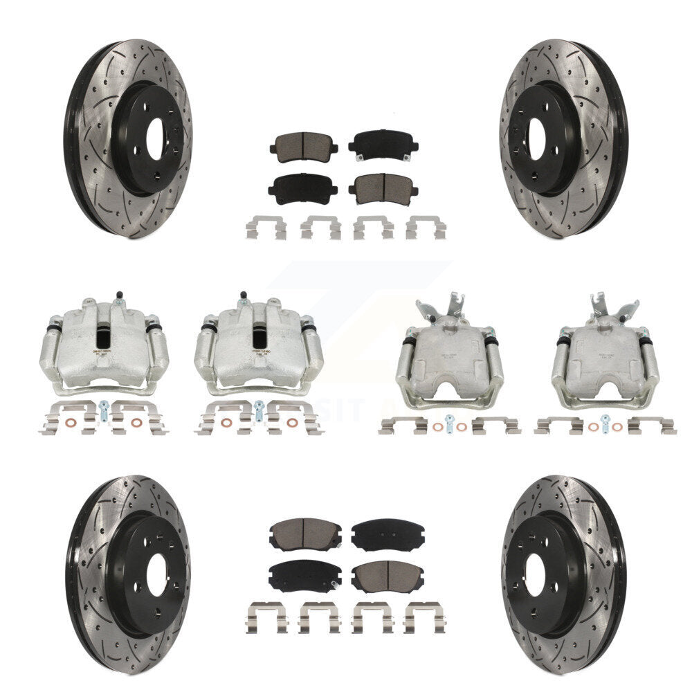 Transit Auto KCD-100349C Disc Brake Kit for 2014-2015 Chevrolet Malibu - Front and Rear product image