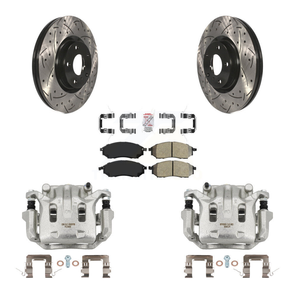 Transit Auto KCD-100349N Disc Brake Kit for 2006-2020 INFINITI Q40, INFINITI Q70L, INFINITI QX70 & more - Front product image