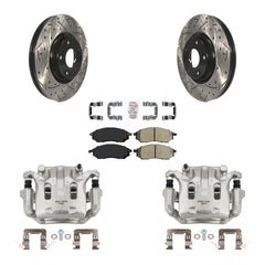 Transit Auto KCD-100349N Disc Brake Kit for 2006-2020 INFINITI Q40, INFINITI Q70L, INFINITI QX70 & more - Front product image
