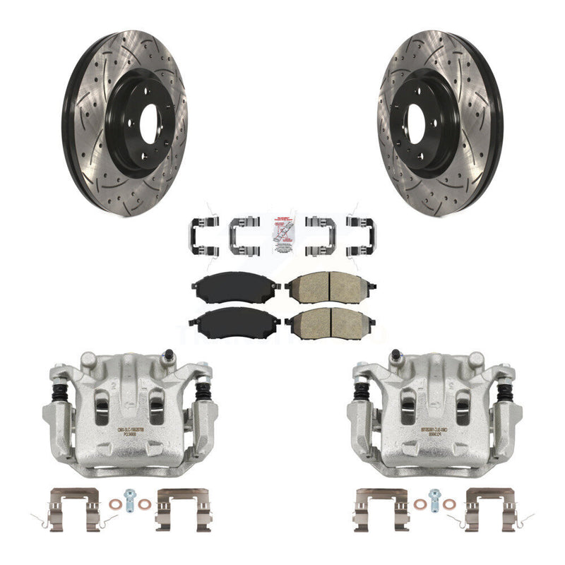 Transit Auto KCD-100349N Disc Brake Kit for 2006-2020 INFINITI Q40, INFINITI Q70L, INFINITI QX70 & more - Front product image