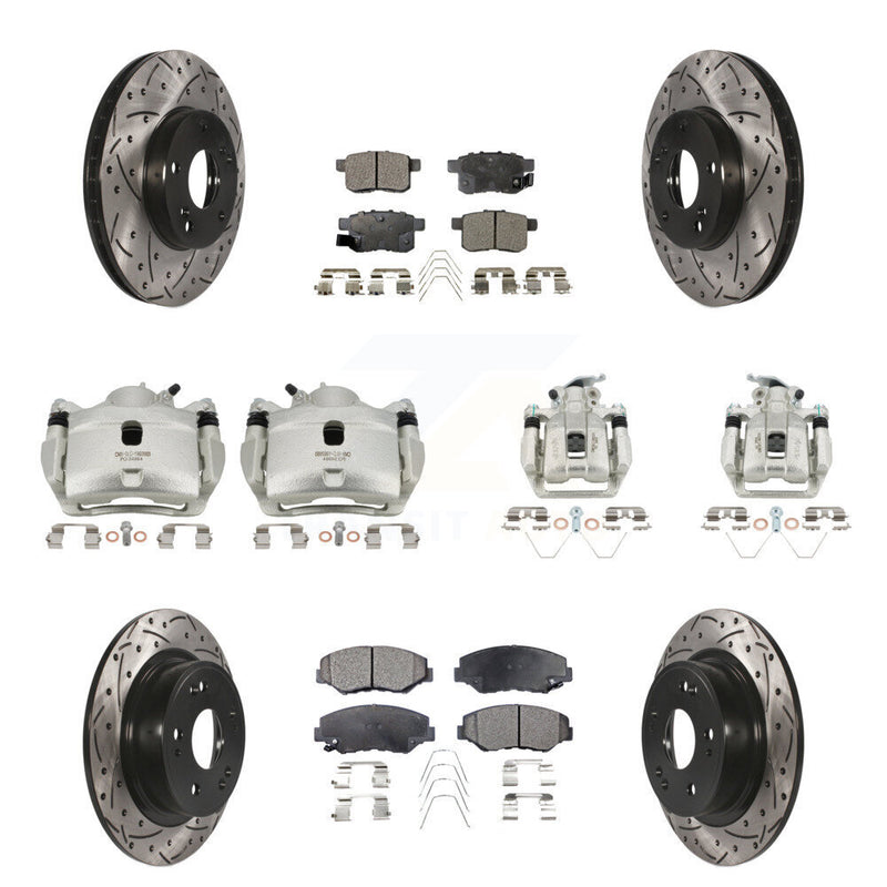 Transit Auto KCD-100349P Disc Brake Kit for 2008-2012 Honda Accord - Front and Rear product image