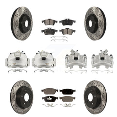 Transit Auto KCD-100349T Disc Brake Kit for 2013-2018 Ford Focus - Front and Rear product image
