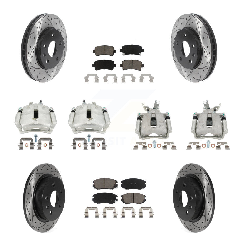 Transit Auto KCD-100350C Disc Brake Kit for 2014-2016 Chevrolet Malibu Limited, Chevrolet Malibu - Front and Rear product image