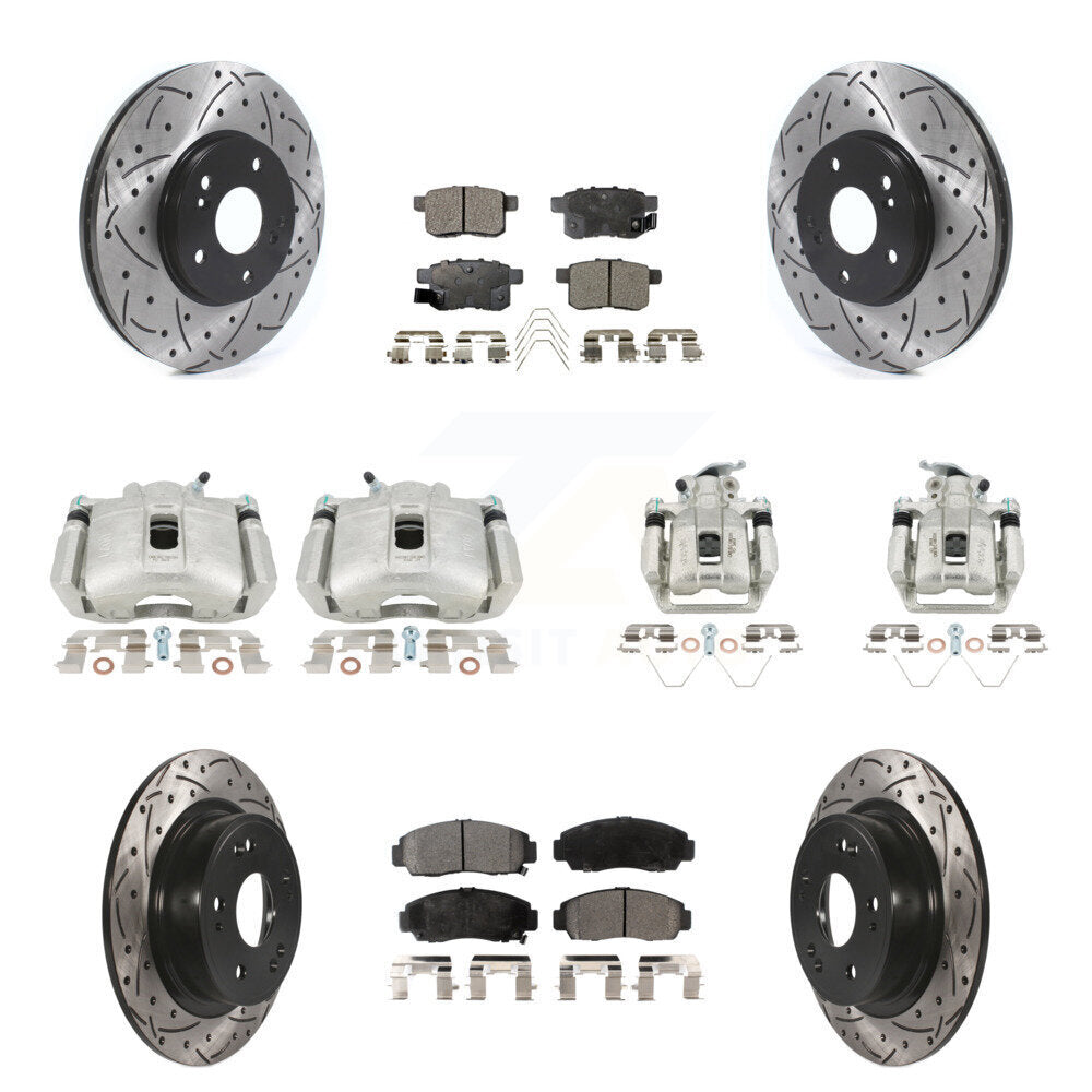 Transit Auto KCD-100350P Disc Brake Kit for 2008-2010 Acura TSX, Honda Accord - Front and Rear product image