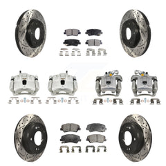 Transit Auto KCD-100350T Disc Brake Kit for 2011-2012 Hyundai Elantra - Front and Rear product image