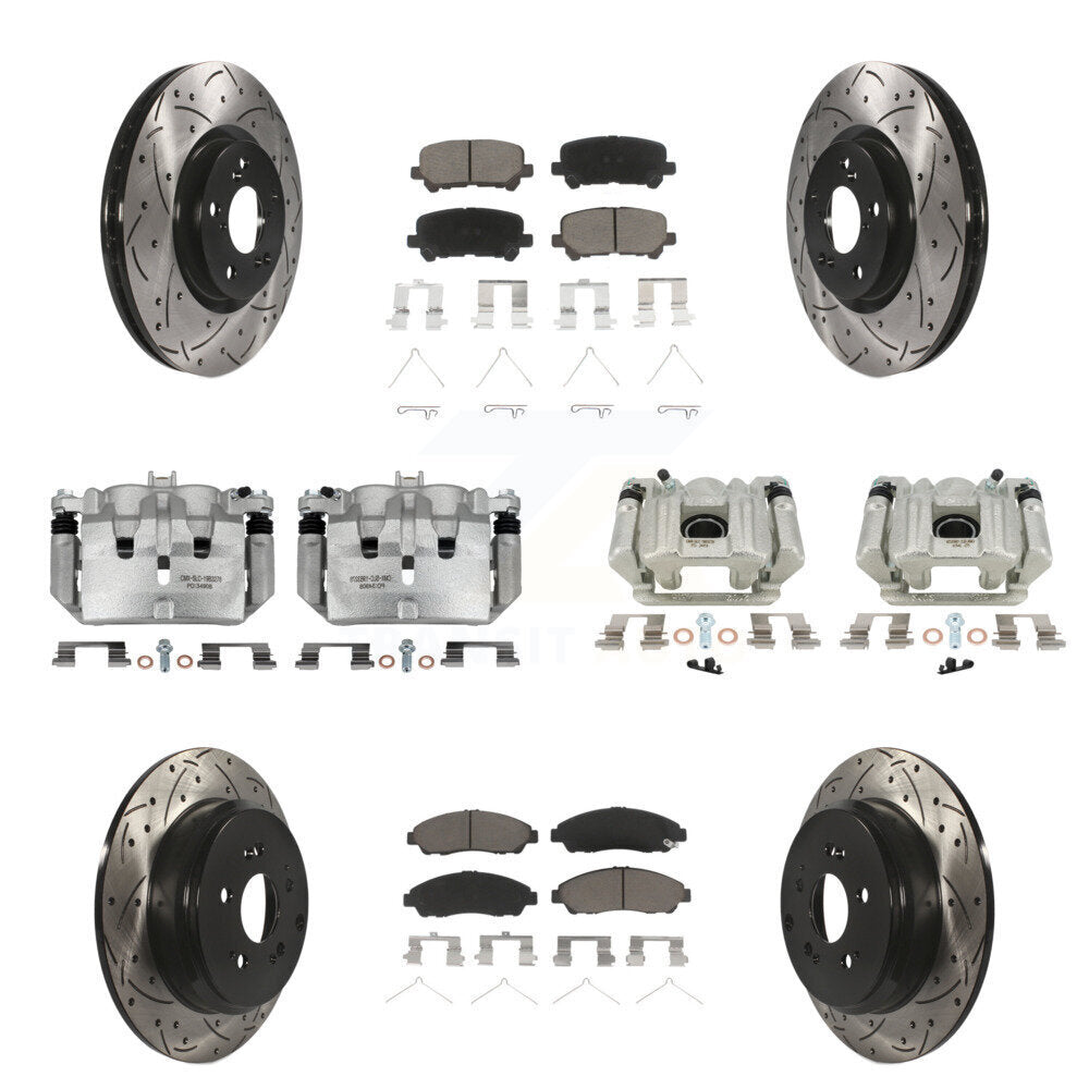 Transit Auto KCD-100351C Disc Brake Kit for 2007-2013 Acura ZDX, Acura MDX - Front and Rear product image