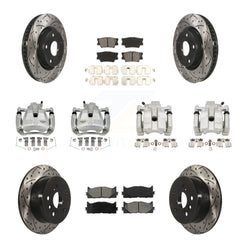 Transit Auto KCD-100351S Disc Brake Kit for 2012-2018 Lexus ES300h, Lexus ES350, Toyota Avalon & more - Front and Rear product image