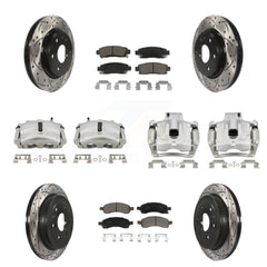 Transit Auto KCD-100352C Disc Brake Kit for 2007-2017 GMC Acadia Limited, Chevrolet Traverse, Buick Enclave & more - Front and Rear product image