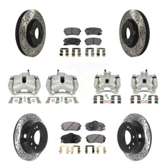 Transit Auto KCD-100352T Disc Brake Kit for 2012-2016 Kia Sportage, Hyundai Tucson - Front and Rear product image