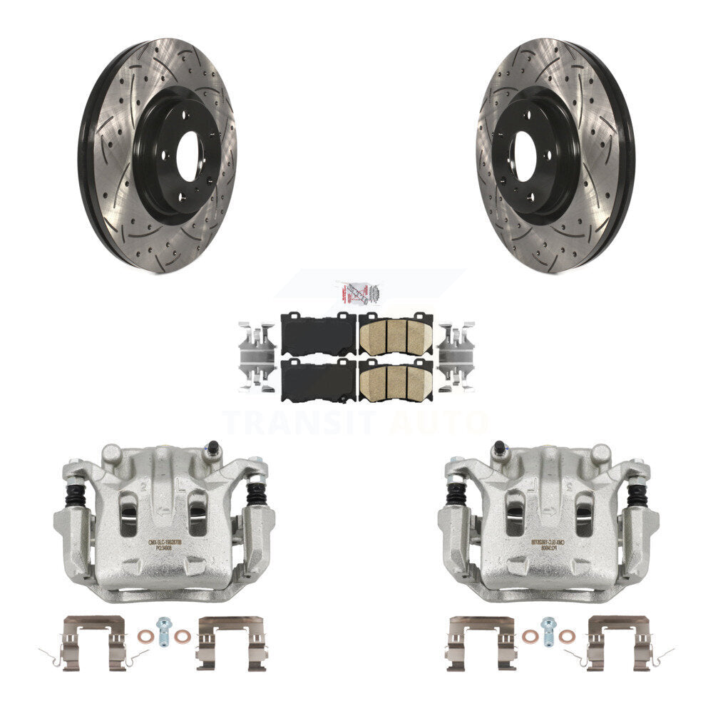 Transit Auto KCD-100353N Disc Brake Kit for 2009-2013 INFINITI G37 - Front product image