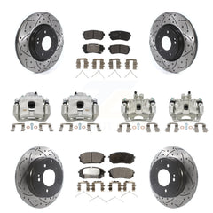 Transit Auto KCD-100354P Disc Brake Kit for 2016-2019 Kia Optima - Front and Rear product image