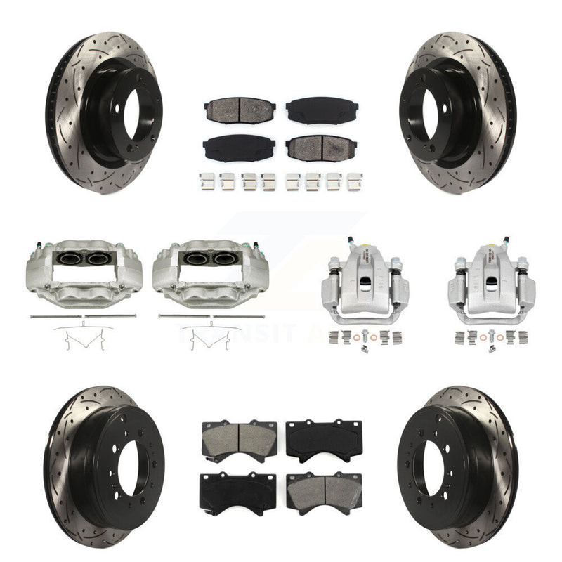 Transit Auto KCD-100354S Disc Brake Kit for 2007-2016 Toyota Sequoia, Toyota Tundra - Front and Rear product image