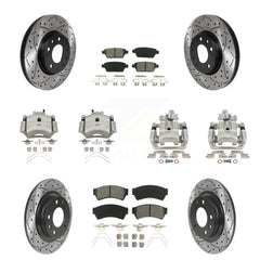 Transit Auto KCD-100355S Disc Brake Kit for 2006-2013 Mazda 6, Lincoln MKZ, Ford Fusion & more - Front and Rear product image