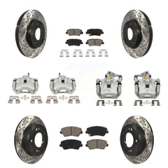 Transit Auto KCD-100357C Disc Brake Kit for 2016-2017 Kia Forte Koup, Hyundai Elantra GT - Front and Rear product image