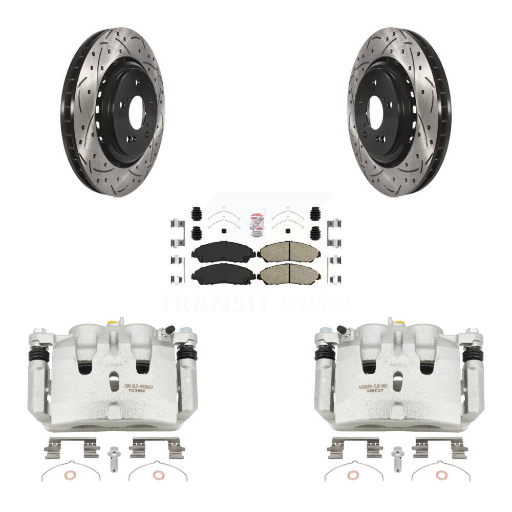 Transit Auto KCD-100357N Disc Brake Kit for 2014-2016 Acura MDX - Front product image