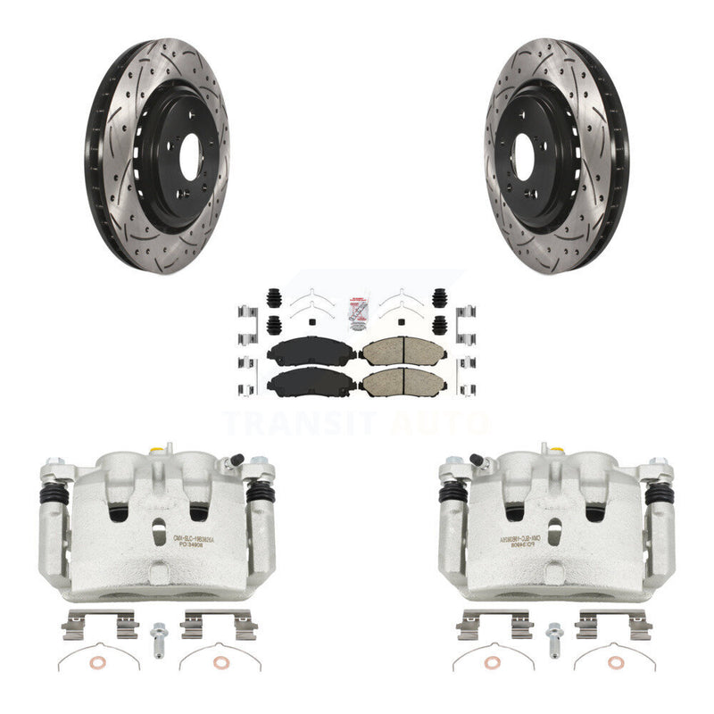 Transit Auto KCD-100357N Disc Brake Kit for 2014-2016 Acura MDX - Front product image