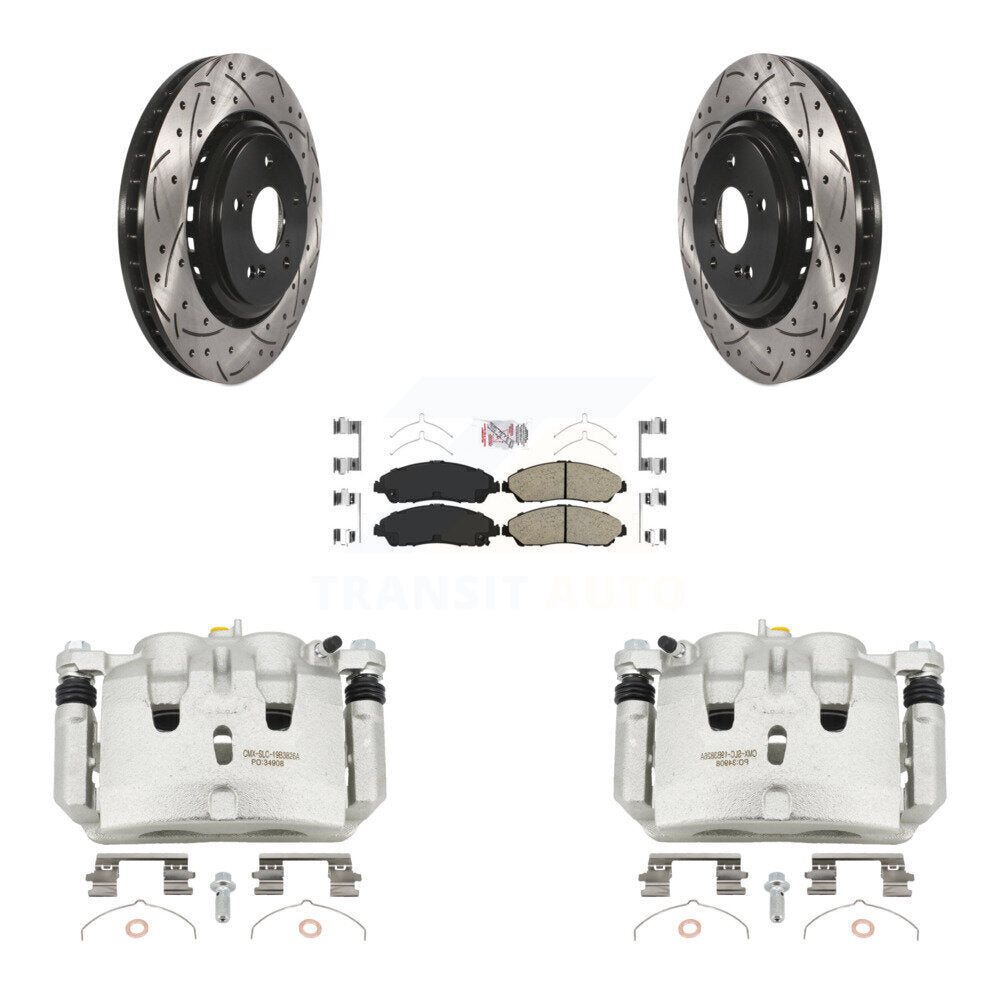 Transit Auto KCD-100358N Disc Brake Kit for 2014-2016 Acura MDX - Front product image