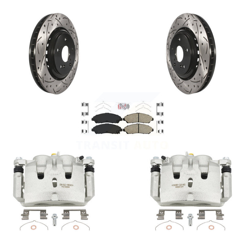 Transit Auto KCD-100358N Disc Brake Kit for 2014-2016 Acura MDX - Front product image