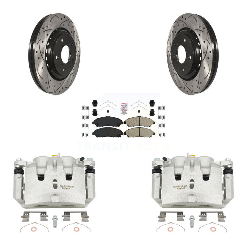 Transit Auto KCD-100359N Disc Brake Kit for 2016-2021 Acura MDX, Honda Ridgeline, Honda Pilot - Front product image