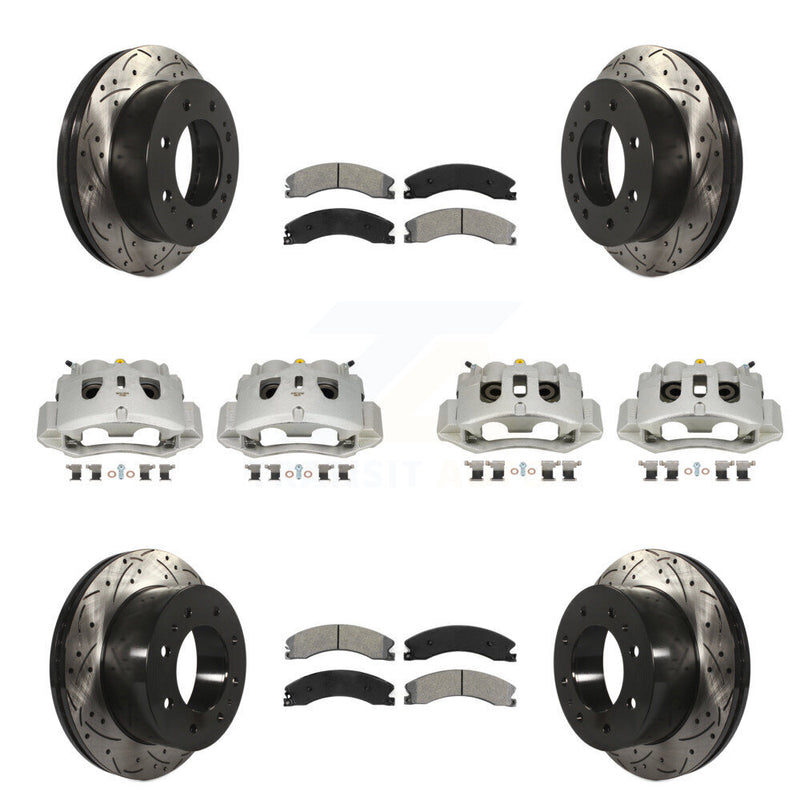 Transit Auto KCD-100359S Disc Brake Kit for 2011-2019 Chevrolet Suburban 3500 HD, Chevrolet Silverado 2500 HD, Chevrolet Silverado 3500 HD & more - Front and Rear product image