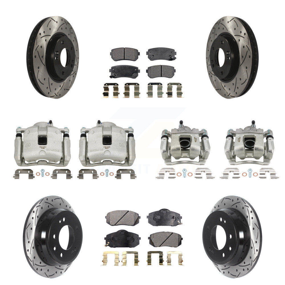 Transit Auto KCD-100359T Disc Brake Kit for 2016 Kia Sportage - Front and Rear product image