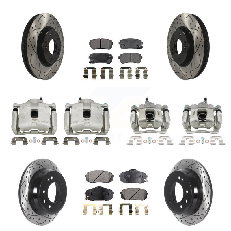 Transit Auto KCD-100359T Disc Brake Kit for 2016 Kia Sportage - Front and Rear product image