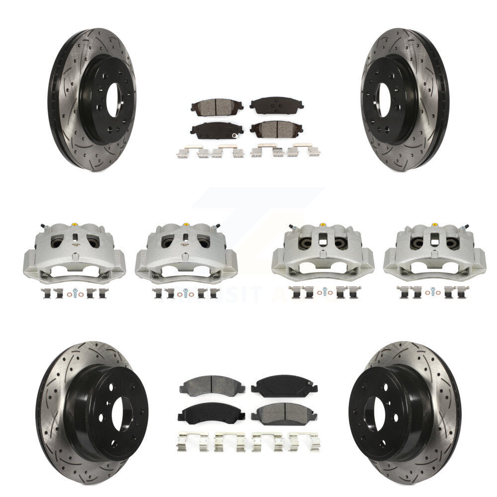 Transit Auto KCD-100360S Disc Brake Kit for 2016 Chevrolet Suburban - Front and Rear product image