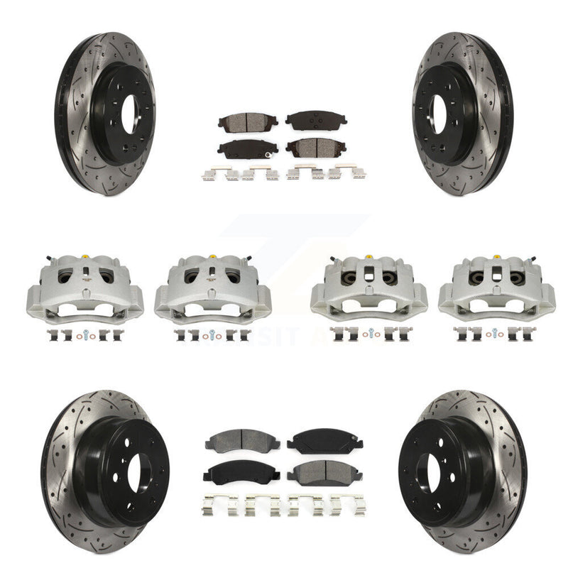 Transit Auto KCD-100360S Disc Brake Kit for 2016 Chevrolet Suburban - Front and Rear product image