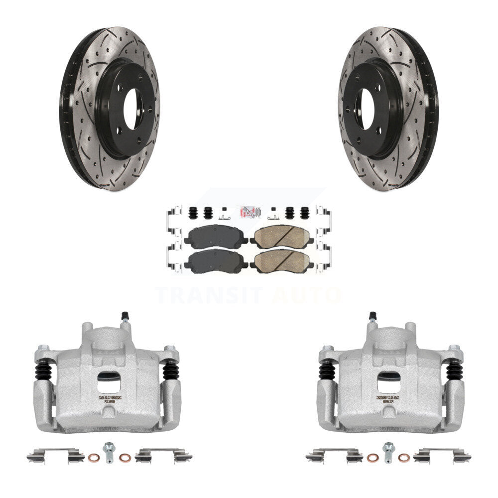Transit Auto KCD-100361N Disc Brake Kit for 2008-2017 Mitsubishi Lancer - Front product image