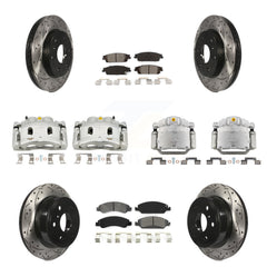Transit Auto KCD-100361S Disc Brake Kit for 2014-2020 Chevrolet Suburban, Cadillac Escalade, Cadillac Escalade ESV & more - Front and Rear product image