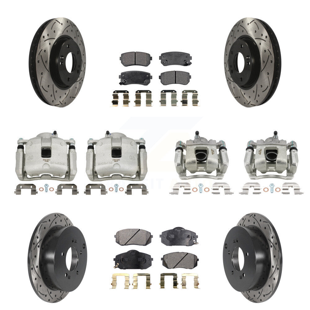 Transit Auto KCD-100361T Disc Brake Kit for 2016 Kia Sportage - Front and Rear product image