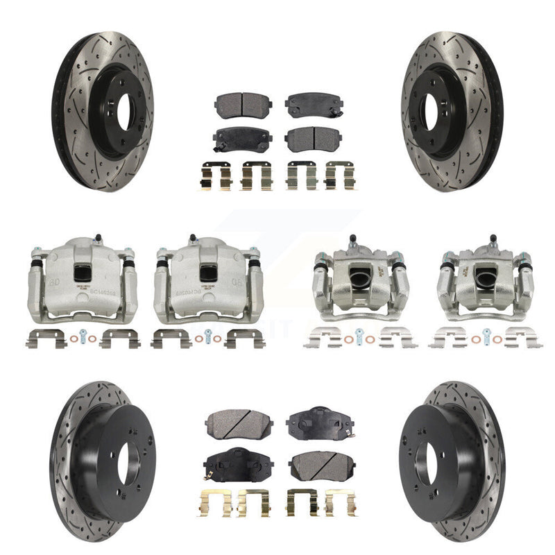 Transit Auto KCD-100361T Disc Brake Kit for 2016 Kia Sportage - Front and Rear product image