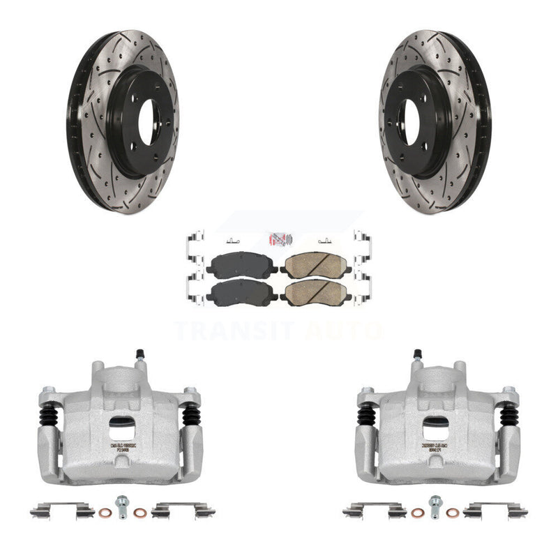 Transit Auto KCD-100362N Disc Brake Kit for 2008-2017 Mitsubishi Lancer - Front product image