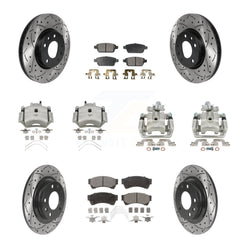 Transit Auto KCD-100362P Disc Brake Kit for 2006-2013 Mazda 6, Lincoln MKZ, Ford Fusion & more - Front and Rear product image