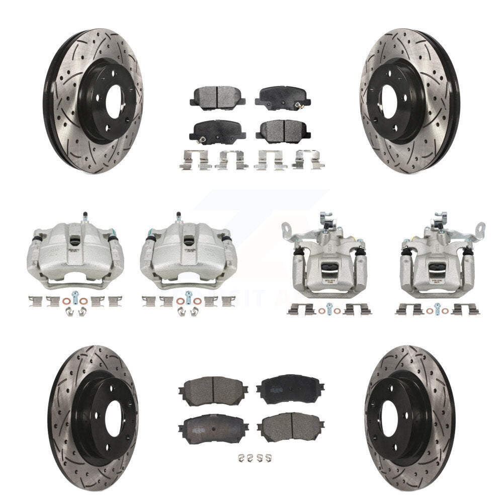 Transit Auto KCD-100363T Disc Brake Kit for 2014-2015 Mazda 6 - Front and Rear product image