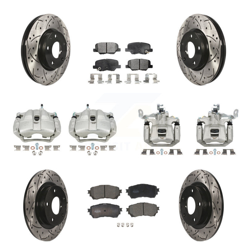 Transit Auto KCD-100363T Disc Brake Kit for 2014-2015 Mazda 6 - Front and Rear product image