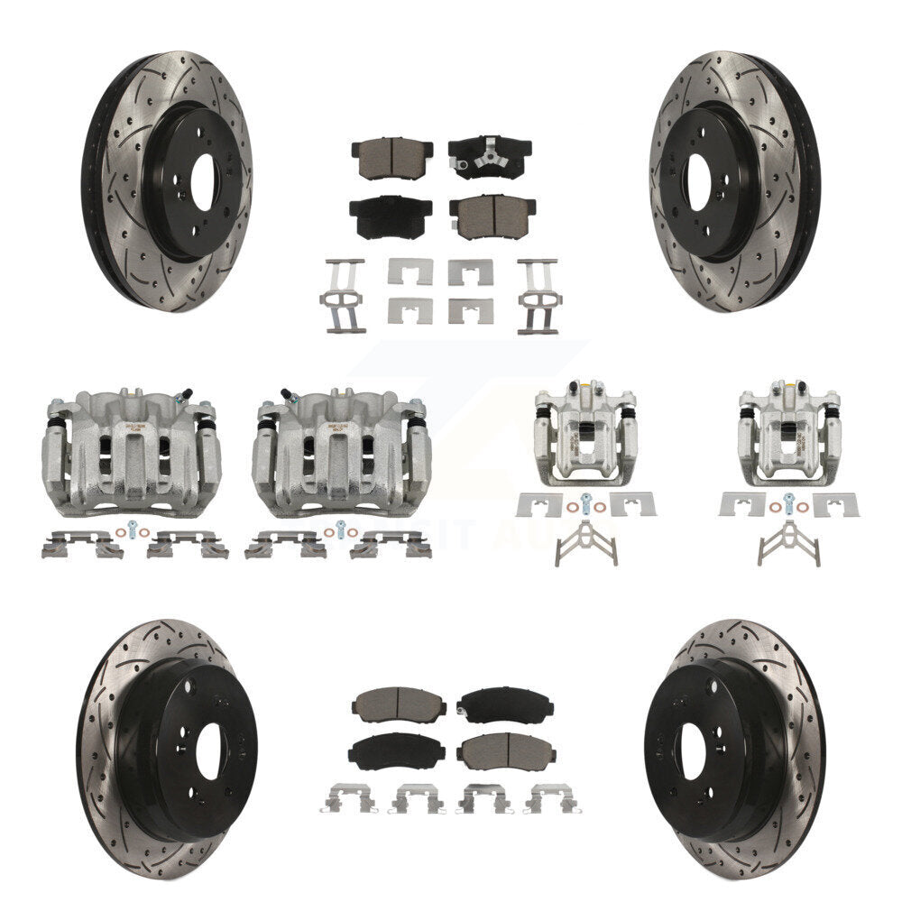 Transit Auto KCD-100365C Disc Brake Kit for 2007-2011 Honda CR-V - Front and Rear product image