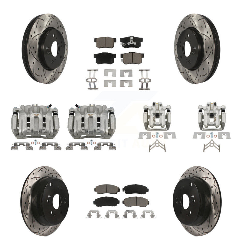 Transit Auto KCD-100365C Disc Brake Kit for 2007-2011 Honda CR-V - Front and Rear product image