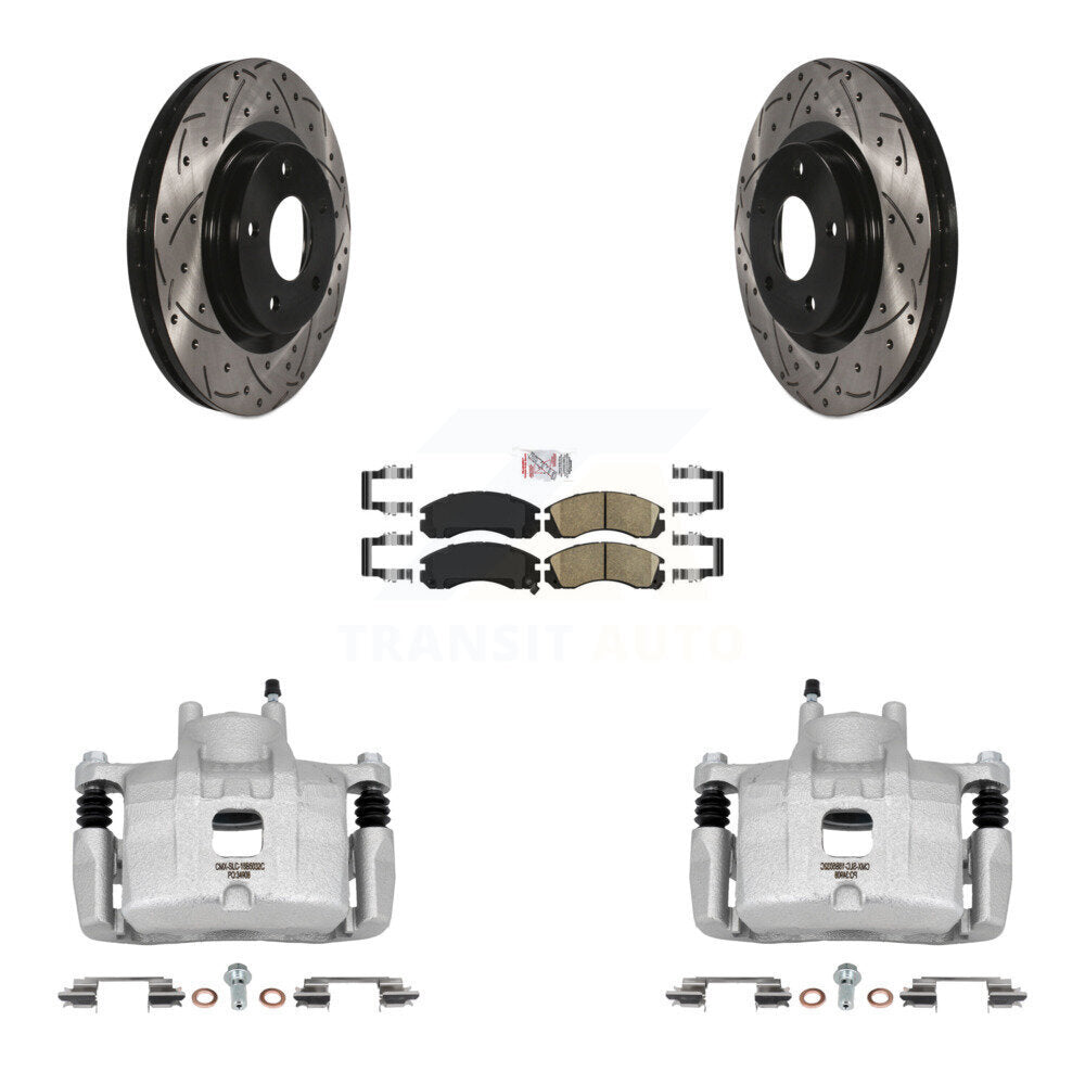 Transit Auto KCD-100365N Disc Brake Kit for 2017 Mitsubishi Lancer - Front product image