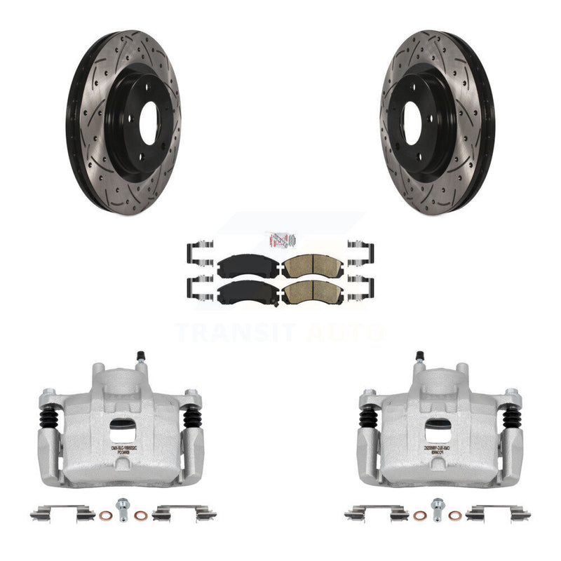 Transit Auto KCD-100365N Disc Brake Kit for 2017 Mitsubishi Lancer - Front product image
