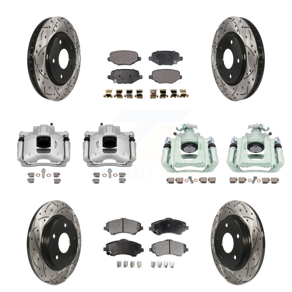Transit Auto KCD-100365P Disc Brake Kit for 2012 Ram C/V - Front and Rear product image