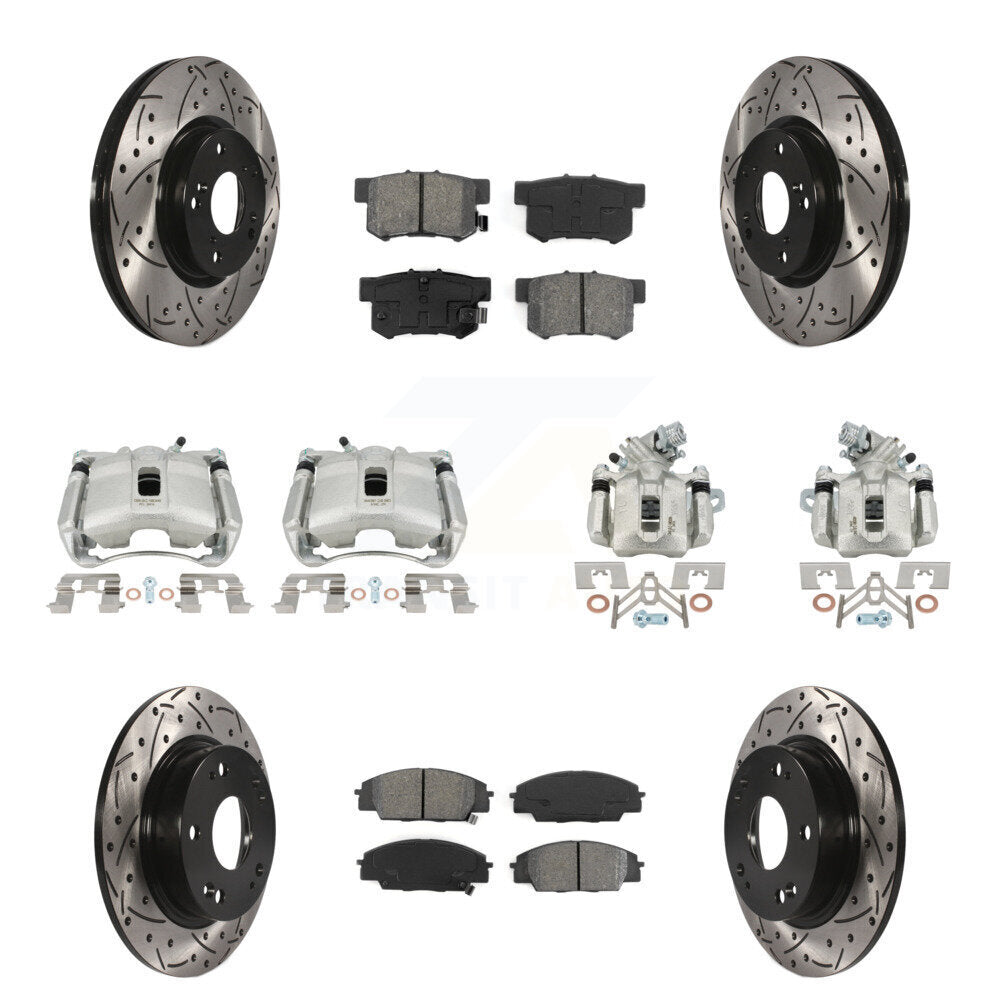 Transit Auto KCD-100365S Disc Brake Kit for 2007-2010 Acura CSX - Front and Rear product image