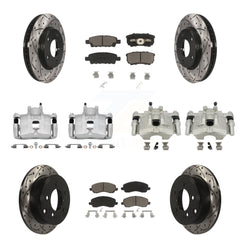 Transit Auto KCD-100366C Disc Brake Kit for 2008-2016 Mitsubishi Lancer - Front and Rear product image