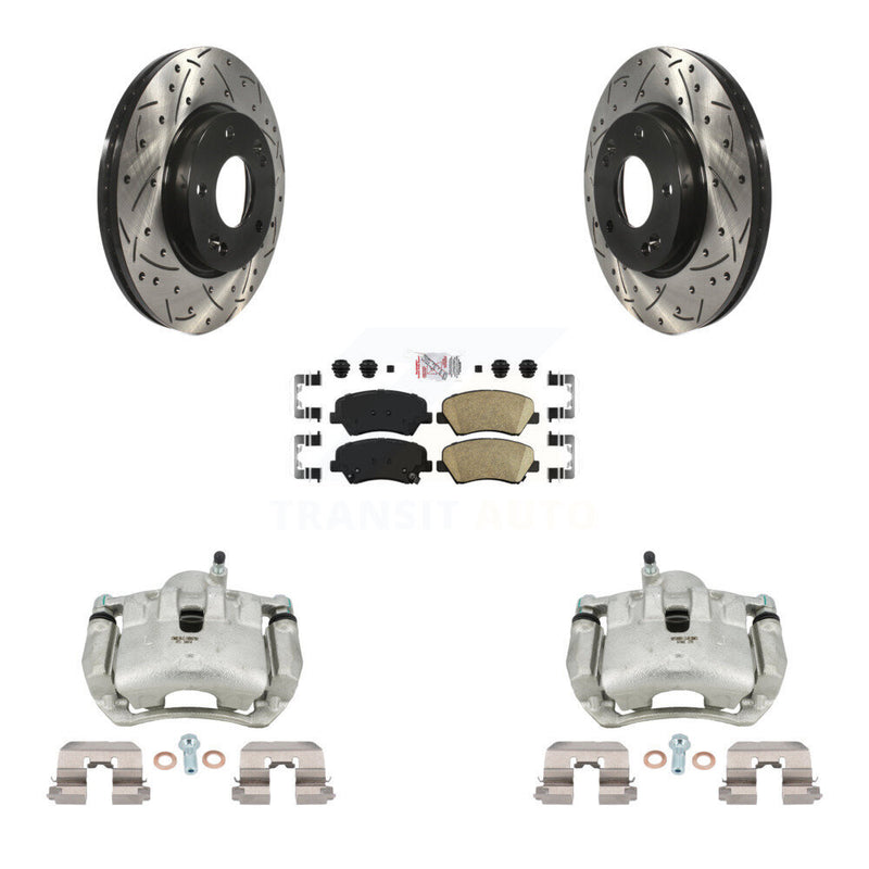 Transit Auto KCD-100366N Disc Brake Kit for 2013-2016 Hyundai Elantra GT, Kia Forte, Kia Forte5 & more - Front product image