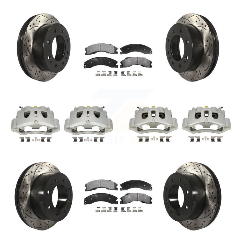 Transit Auto KCD-100366P Disc Brake Kit for 2011-2019 Chevrolet Suburban 3500 HD, Chevrolet Silverado 2500 HD, Chevrolet Silverado 3500 HD & more - Front and Rear product image