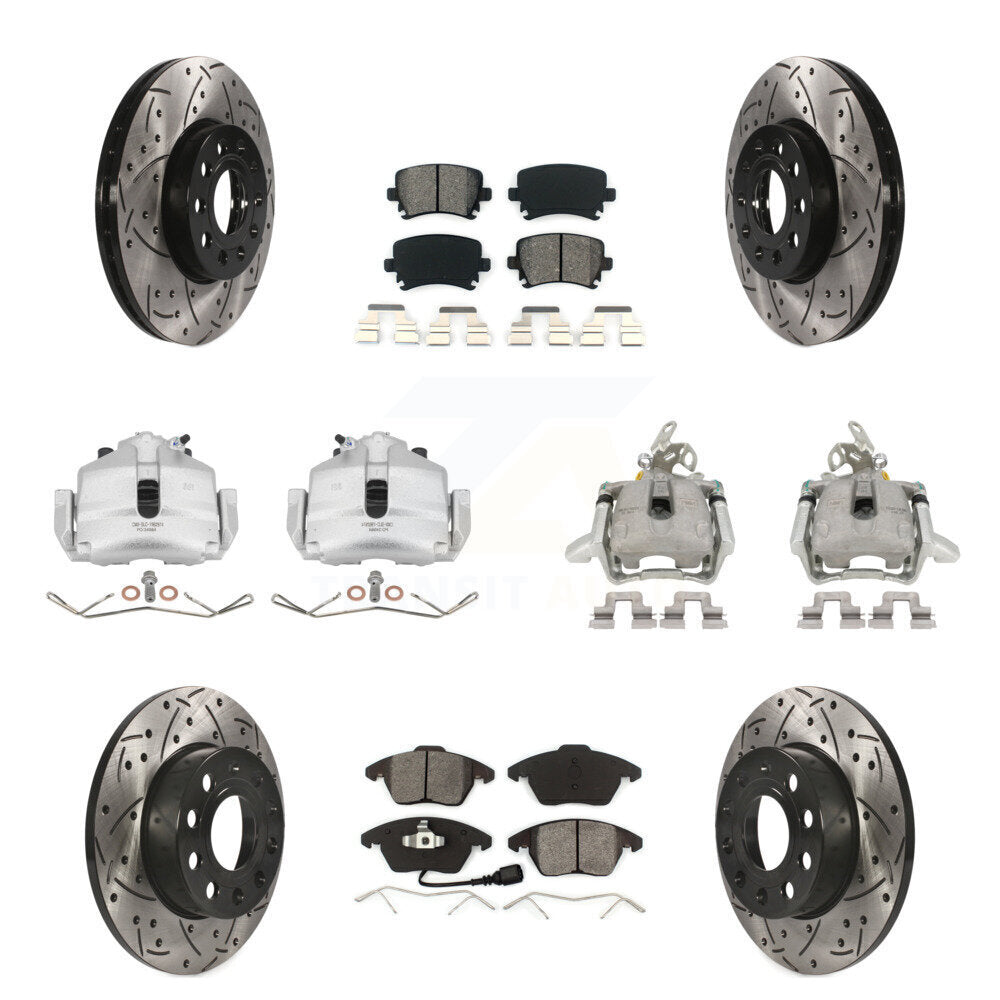 Transit Auto KCD-100366S Disc Brake Kit for 2006-2009 Volkswagen Rabbit - Front and Rear product image